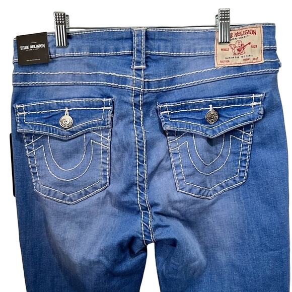 True Religion Jennie Mid Rise Curvy Skinny Jean Sz 30 NWT - Picture 4 of 13